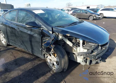 2016 Hyundai Elantra Value Edition из США, поврежденный, VIN KMHDH4AE9GU566619